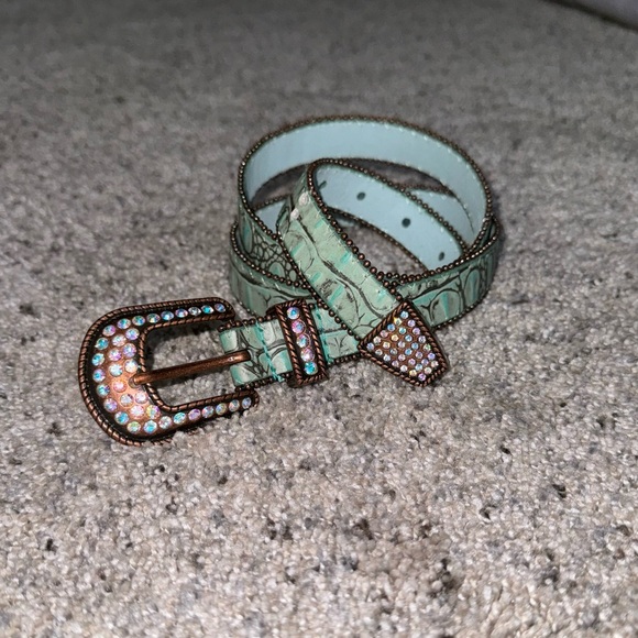 Rhinestone Roper Belt - Picture 3 of 6